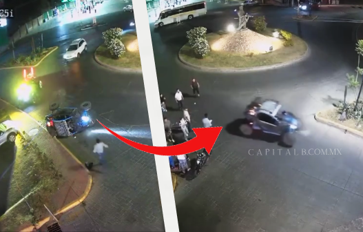 Vehículo tipo Razer vuelca con niñas a bordo; conductor se da a la fuga